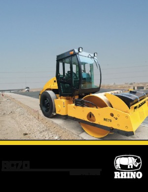 Valjci s jednim bubnjem RHINO RC70