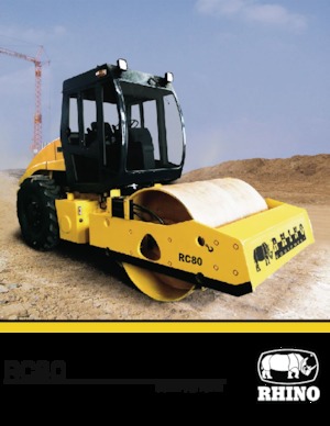 Valjci s jednim bubnjem RHINO RC80