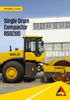 Valjci s jednim bubnjem SDLG RS8200