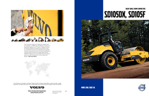 Valjci s jednim bubnjem Volvo SD105F