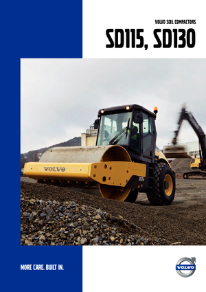 Valjci s jednim bubnjem Volvo SD115F