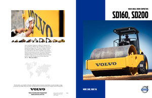 Valjci s jednim bubnjem Volvo SD200DX