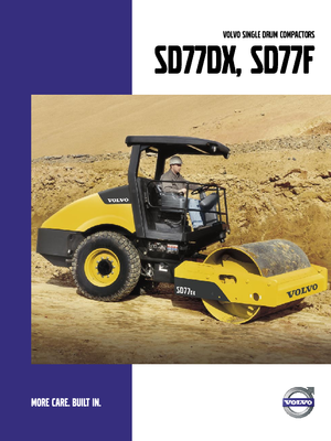 Valjci s jednim bubnjem Volvo SD77DX