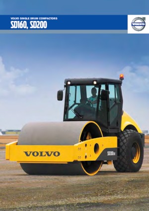 Valjci s jednim bubnjem Volvo SD200