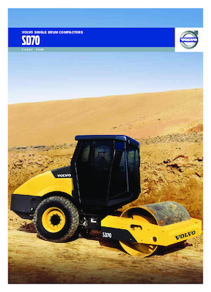 Valjci s jednim bubnjem Volvo SD70