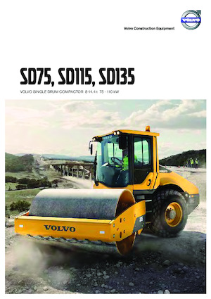 Valjci s jednim bubnjem Volvo SD75