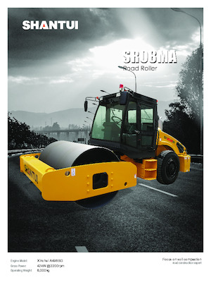 Valjci s jednim bubnjem Shantui SR08MA 