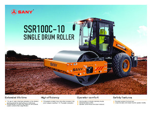 Valjci s jednim bubnjem Sany SSR100C-10 
