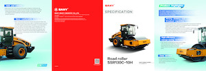 Valjci s jednim bubnjem Sany SSR130C-10H