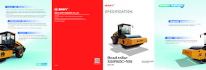 Valjci s jednim bubnjem Sany SSR160C-10S