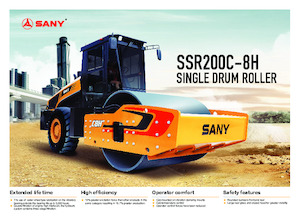 Valjci s jednim bubnjem Sany SSR200C-8H 