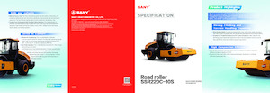 Valjci s jednim bubnjem Sany SSR220C-10S