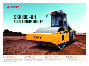 Valjci s jednim bubnjem Sany SSR80C-8H