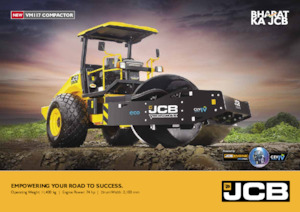 Valjci s jednim bubnjem JCB VM117 NDD