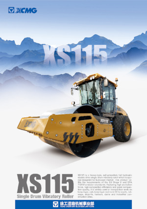 Valjci s jednim bubnjem XCMG XS125 
