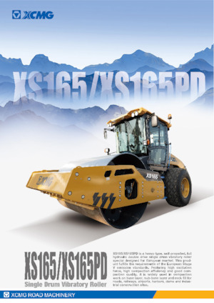 Valjci s jednim bubnjem XCMG XS165PD