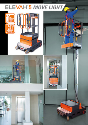 Vertikalna podizna platforma s jednim jarbolom Faraone Elevah 5 Move Light 