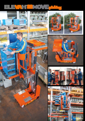 Vertikalna podizna platforma s jednim jarbolom Faraone Elevah 80 MovePicking