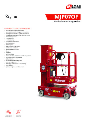 Vertikalna podizna platforma s jednim jarbolom MAGNI MJP07of
