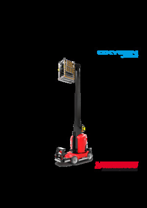 Vertikalna podizna platforma s jednim jarbolom Manitou V'Air 23