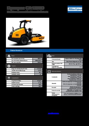 Valjci s jednim bubnjem Dynapac CA 1300 D