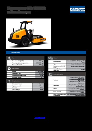 Valjci s jednim bubnjem Dynapac CA 1300 D