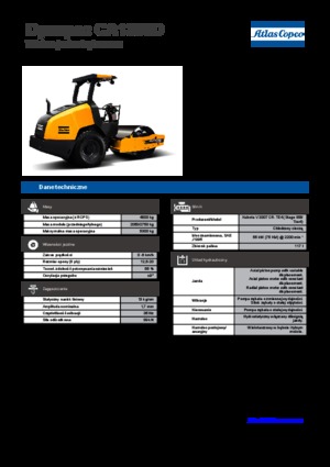 Valjci s jednim bubnjem Dynapac CA 1300 D