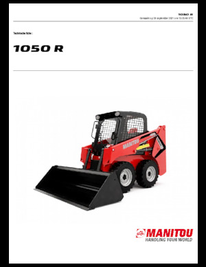 Mini utovarivači Manitou 1050R