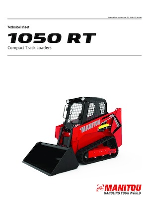 Mini utovarivači Manitou 1050RT