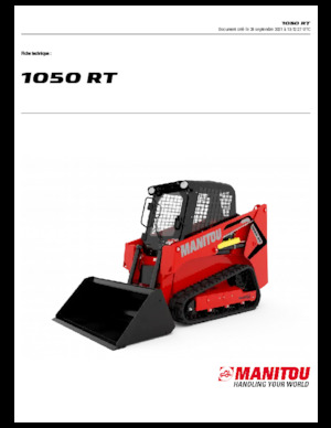 Mini utovarivači Manitou 1050RT
