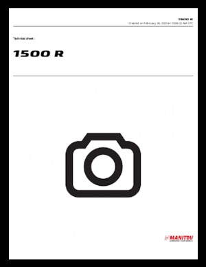 Mini utovarivači Manitou 1500R