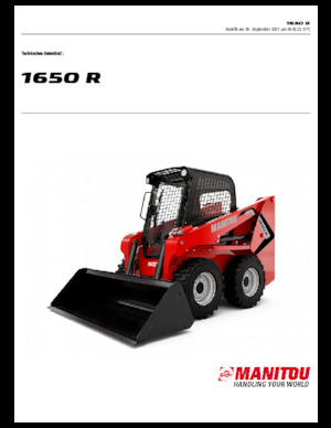 Mini utovarivači Manitou 1650R
