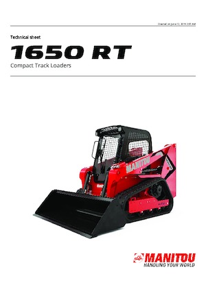 Mini utovarivači Manitou 1650RT