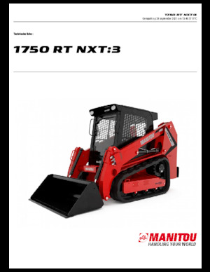 Mini utovarivači Manitou 1750RT NXT:3