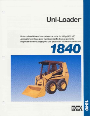 Mini utovarivači Case 1845C 