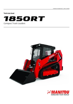 Mini utovarivači Manitou 1850RT