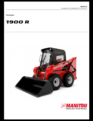 Mini utovarivači Manitou 1900R