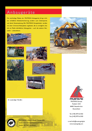 Mini utovarivači Mustang 2012