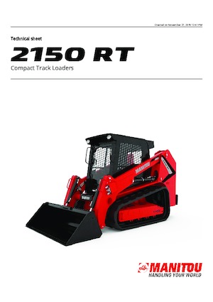 Mini utovarivači Manitou 2150RT