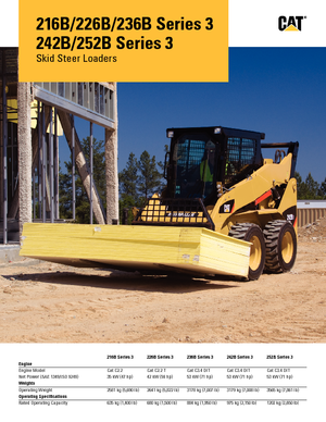 Mini utovarivači Caterpillar 216B II