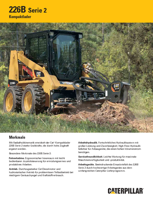 Mini utovarivači Caterpillar 226B II