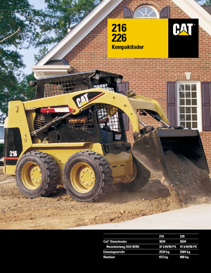 Mini utovarivači Caterpillar 226