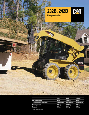 Mini utovarivači Caterpillar 232B