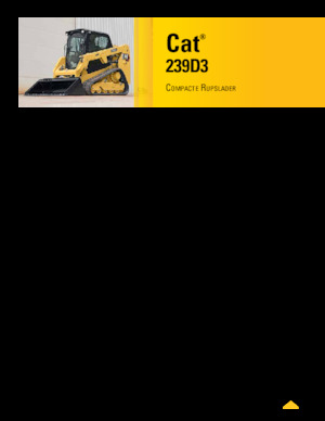 Mini utovarivači Caterpillar 239D Serie 3 Deltalader
