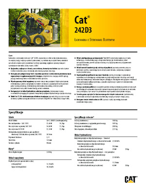 Mini utovarivači Caterpillar 242D Series 3