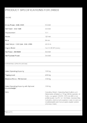 Mini utovarivači Caterpillar 246D3