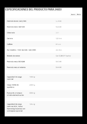 Mini utovarivači Caterpillar 246D3
