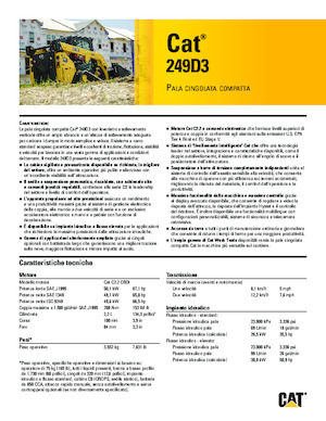 Mini utovarivači Caterpillar 249D3