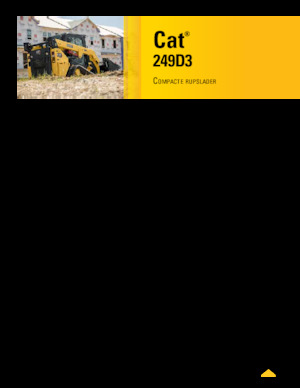 Mini utovarivači Caterpillar 249D3
