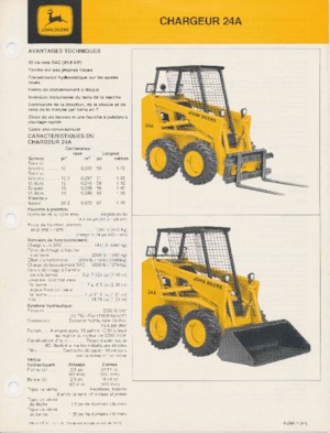 Mini utovarivači John Deere Construction 24A